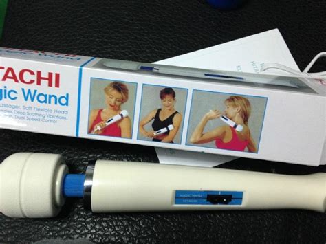 Hitachi magic wand leg massager